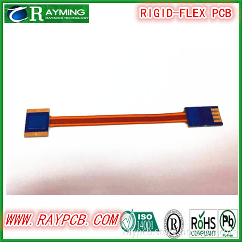 rigid flex pcb of gold finger for led bulb